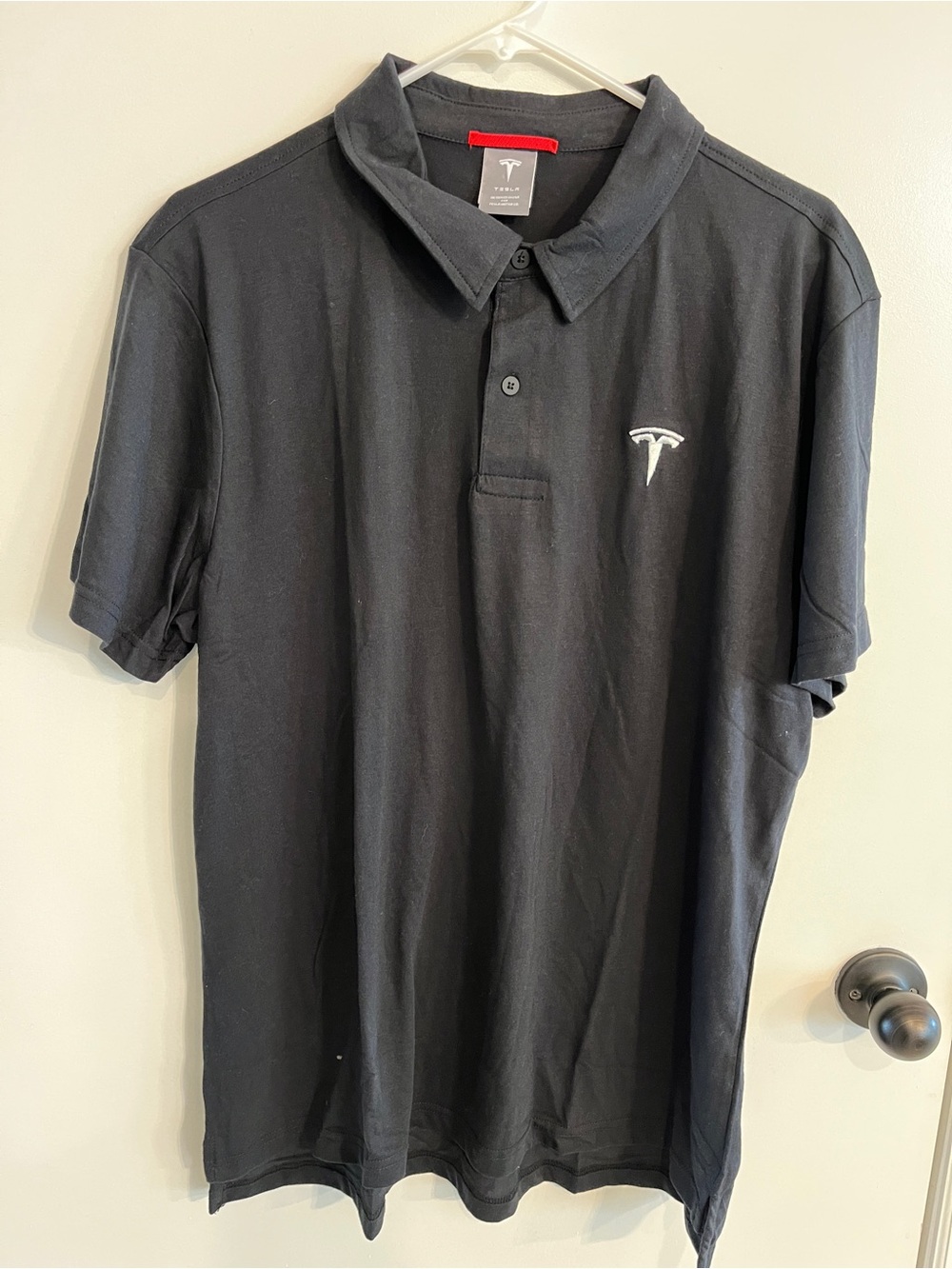 Men’s size XL Tesla brand Black Tesla Polo